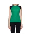 Baserange Crew Neck Vest In Green