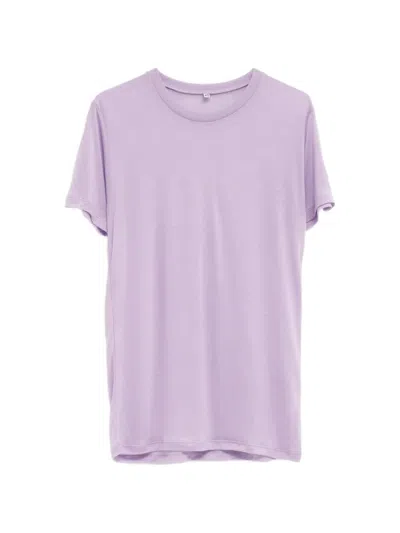 Baserange Crew-neck Short-sleeve T-shirt In Purple