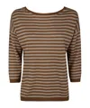 Baserange Round Neck Sweater In Brown