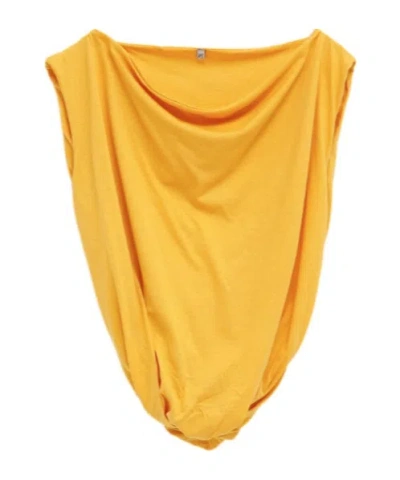 Baserange Draped Top In Yellow