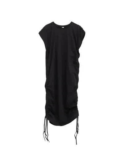 Baserange Drawstring Dress In Black