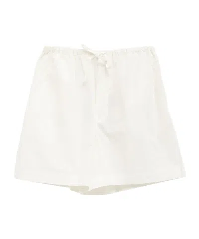 Baserange Drawstring Shorts In White