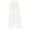 Baserange Drawstring Straight Trousers In Multi