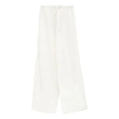 BASERANGE DRAWSTRING STRAIGHT TROUSERS
