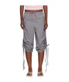 Baserange Drawstring Waist Casual Pants In Gray