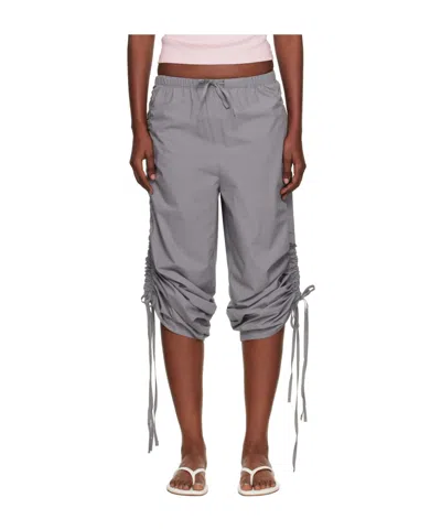 BASERANGE DRAWSTRING WAIST CASUAL PANTS