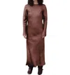 Baserange Dydine Dress In Dark Brown In Brown