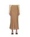 Baserange Linen Skirts In Brown