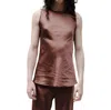 Baserange Dydine Tank Top In Dark Brown In Brown