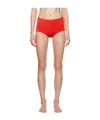 Baserange Red Highwaist Bell Briefs In Red