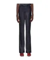 Baserange Elastic Waist Casual Pants In Black