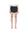 Baserange Elastic Waist Shorts In Black
