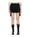 Baserange Elastic Waist Shorts In Black