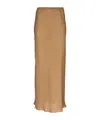 Baserange Linen Skirts In Brown