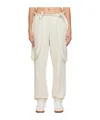 Baserange Off-white Route Lounge Pants In White