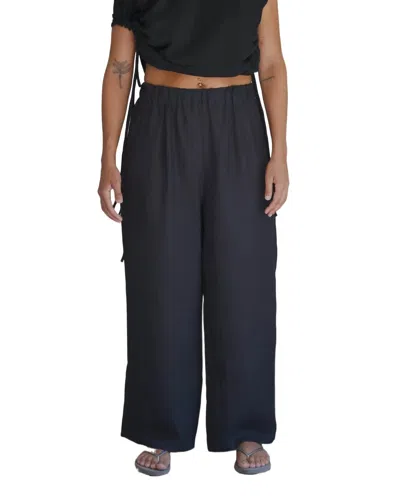 Baserange Elasticated Paorli Trousers In Black