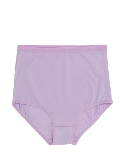 Baserange Elasticated-waist Briefs In Purple