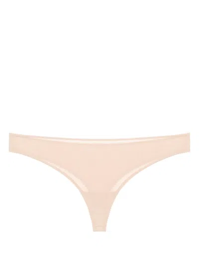 Baserange Enna Stretch-design Thong In Neutrals