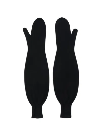 Baserange Enso Long Mittens In Black