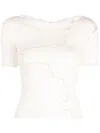 Baserange Gerry Short-sleeved T-shirt In Neutrals