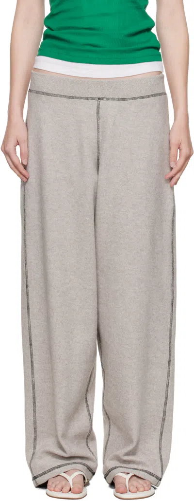Baserange Gray Fold Sweatpants