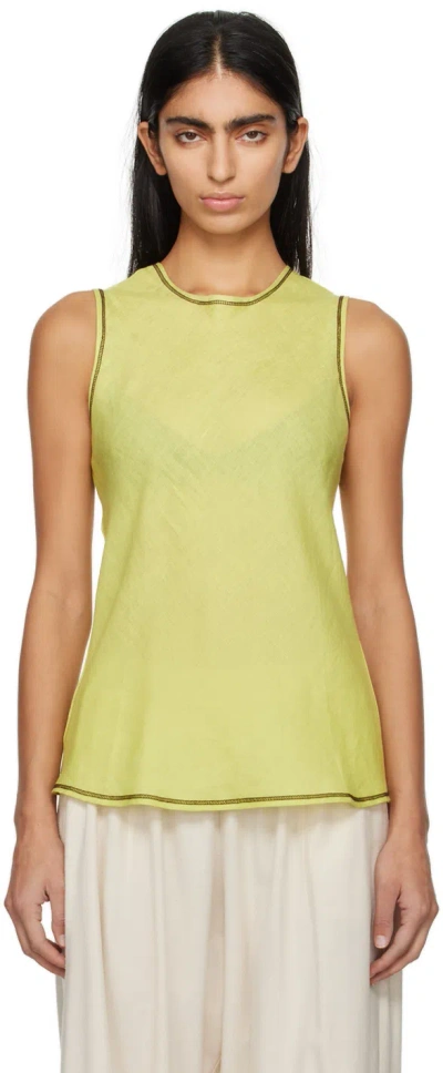 Baserange Green Dydine Tank Top In Lime