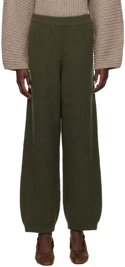 Baserange Green Mea Lounge Pants In Foret