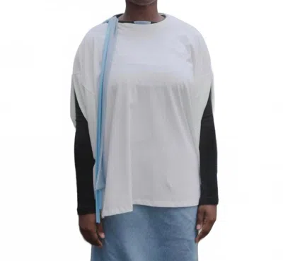 Baserange Harbour Tee Shirt In Undyed In White