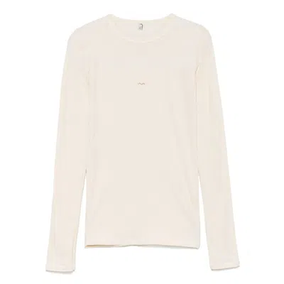 Baserange Heart Long-sleeve Tee In White