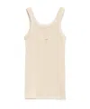Baserange Heart-shaped Vest In Nude