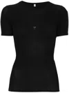 Baserange Heart T-shirt In Black