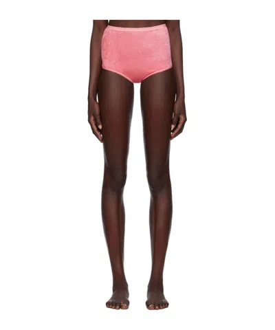 Baserange High-waisted Briefs In Pink