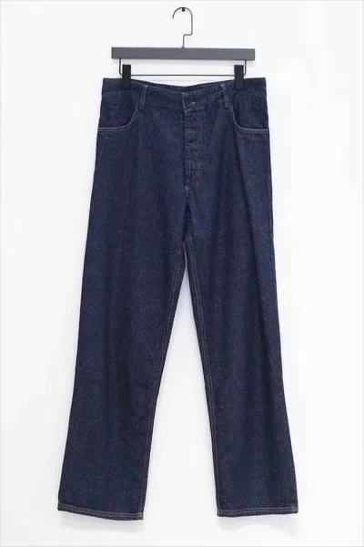 Baserange High-waisted Straight-leg Denim Pants With Timeless Appeal In Black