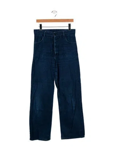 Pre-owned Baserange High-rise Wide Leg Jeans In Blue