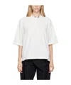 Baserange Hollow-out Detail T-shirt In White