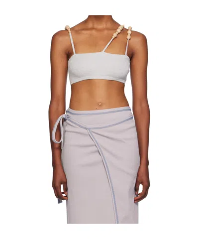 BASERANGE IRREGULAR STRAP BRA