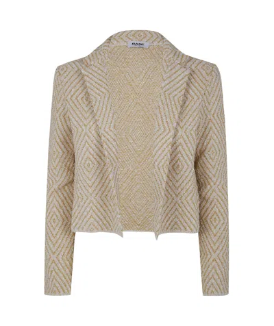 Baserange Jacquard Jacket In Nude