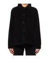 Baserange Lapel Long Sleeve Casual Jacket In Black