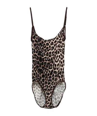 BASERANGE LEOPARD PRINT JUMPSUIT