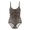 Baserange Leopard-print Bodysuit In Multi