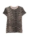 Baserange Leopard-print T-shirt In Multi