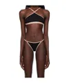 Baserange Ligo Sleeveless Bra In Black