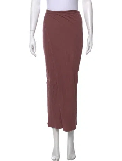 Pre-owned Baserange Long Skirt In Purple