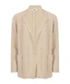Baserange Long Sleeve Casual Jacket In Beige