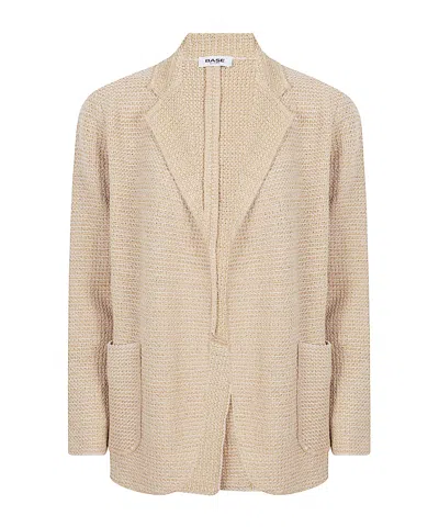 Baserange Long Sleeve Casual Jacket In Beige