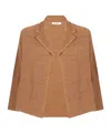 Baserange Long Sleeve Casual Jacket In Camel