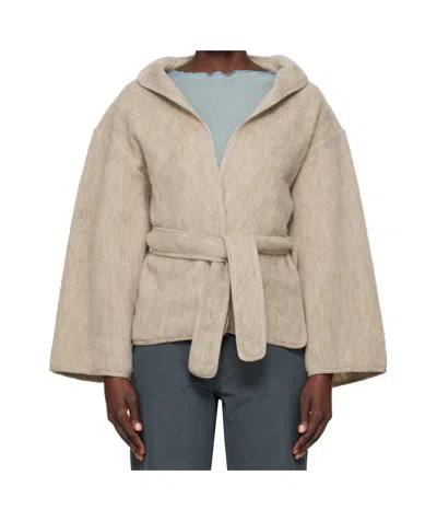 Baserange Long Sleeve Casual Jacket In Sahara