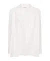 Baserange Long Sleeve Casual Jacket In White