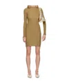 Baserange Brown Omato Minidress In Brown