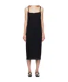 Baserange Long Sleeve Dress In Black